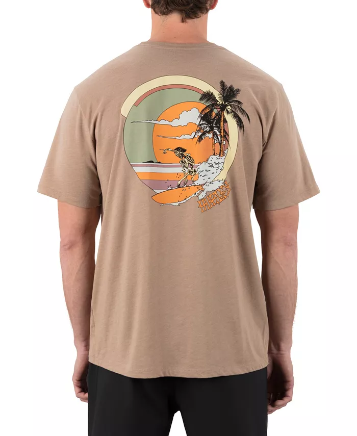 

Мужская футболка с коротким рукавом Forever Hurley, коричневый