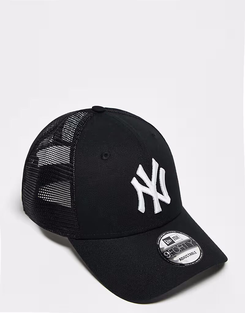 

Кепка дальнобойщика New Era NY Yankees 9forty черного цвета