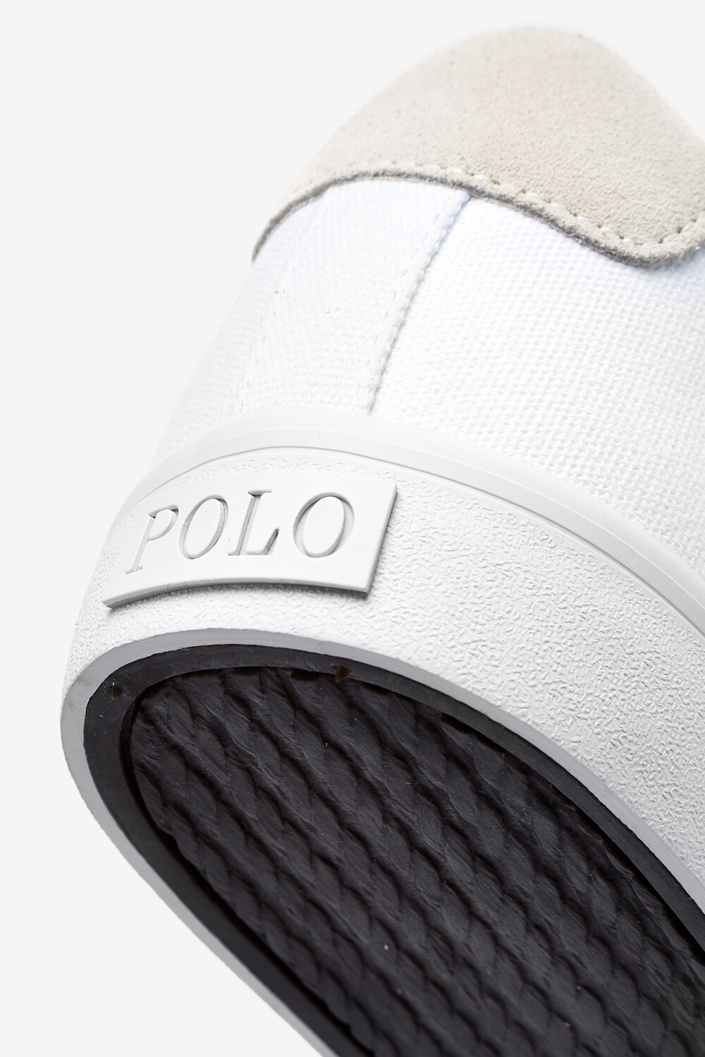 Кроссовки Sayer из парусины White с логотипом Polo Ralph Lauren, белый — фото 4