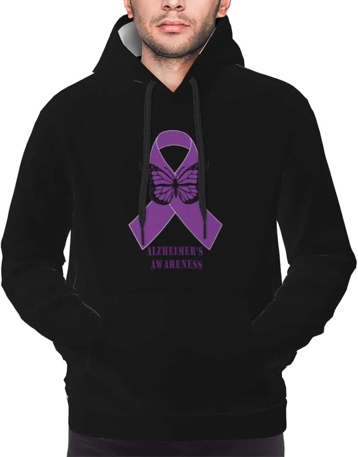 Толстовка с капюшоном Hope For A Cure Alzheimer's Awareness Flower