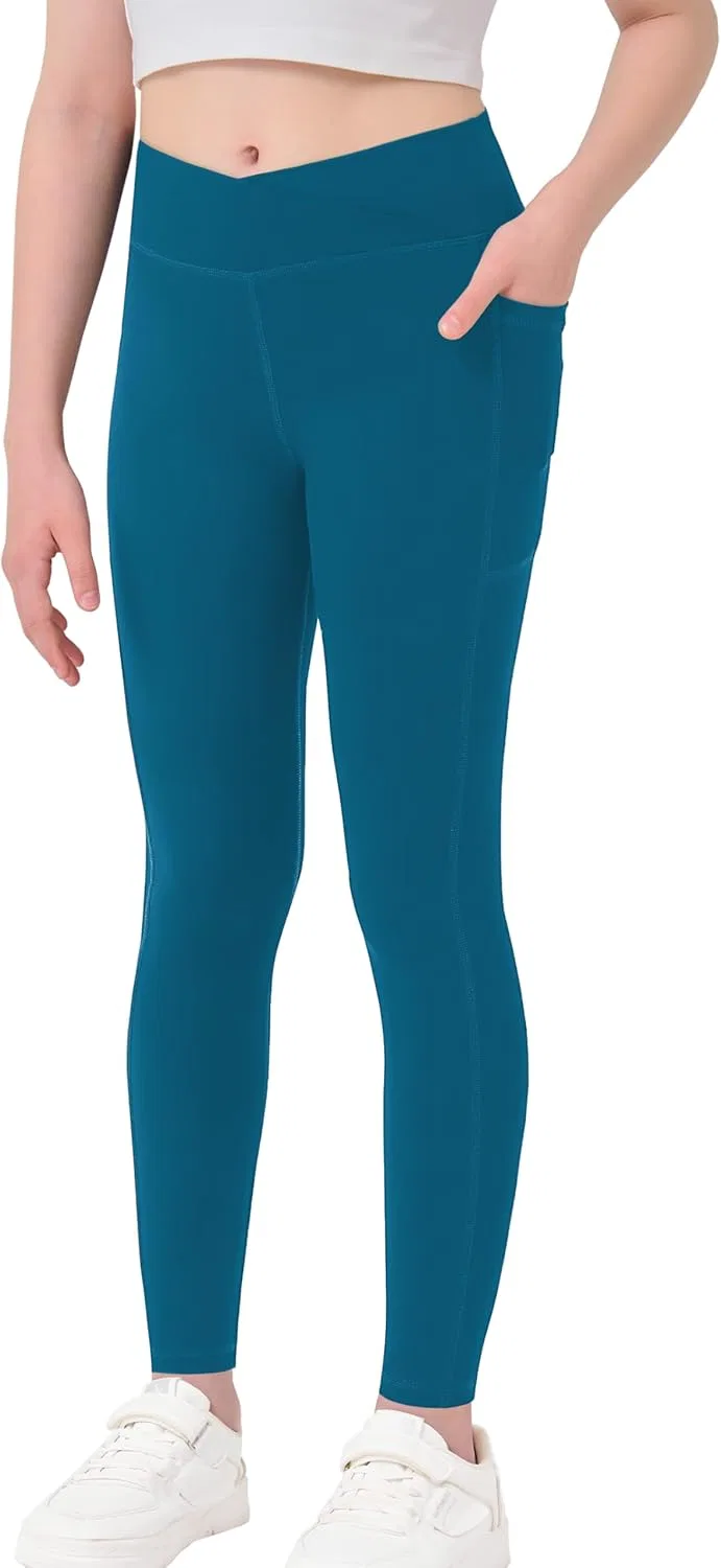 Леггинсы детские с карманами MEJING, French Navy Blue