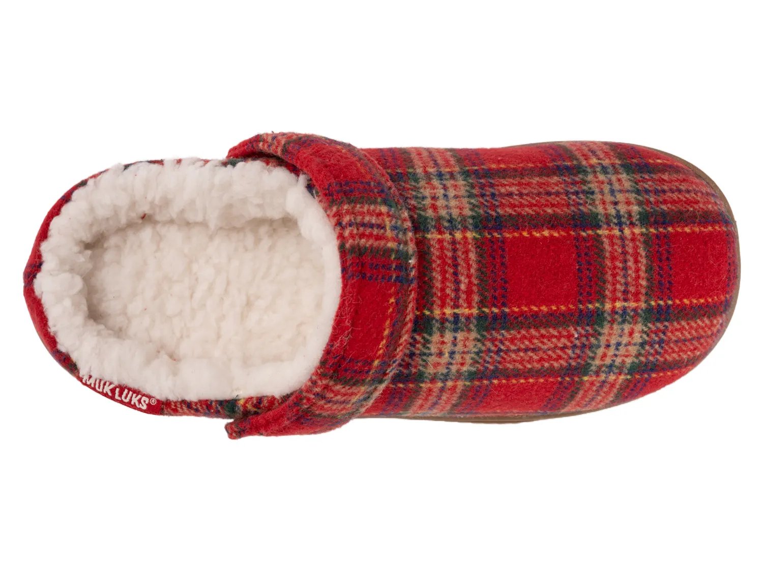 Тапочки MUK LUKS Quianna Lucy Clog, Red Tartan Print — фото 4