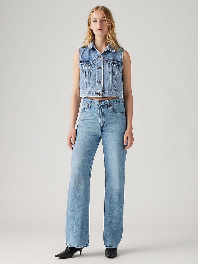 

Женские джинсы Levi'S с широкими штанинами и поясом на ребрах Levi'S, цвет far and wide