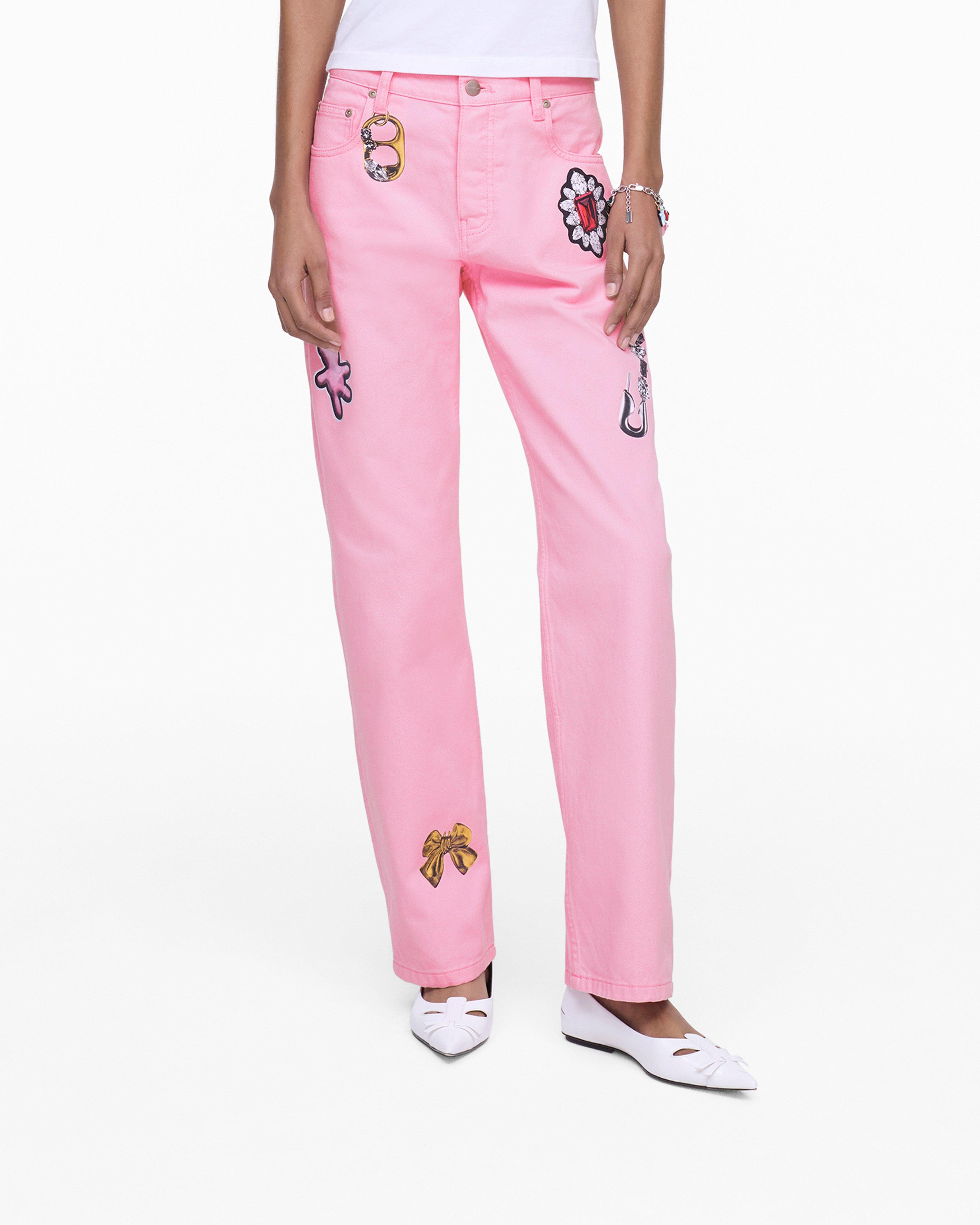

Прямые джинсы Runway Charm Marc Jacobs, цвет Bow Pink