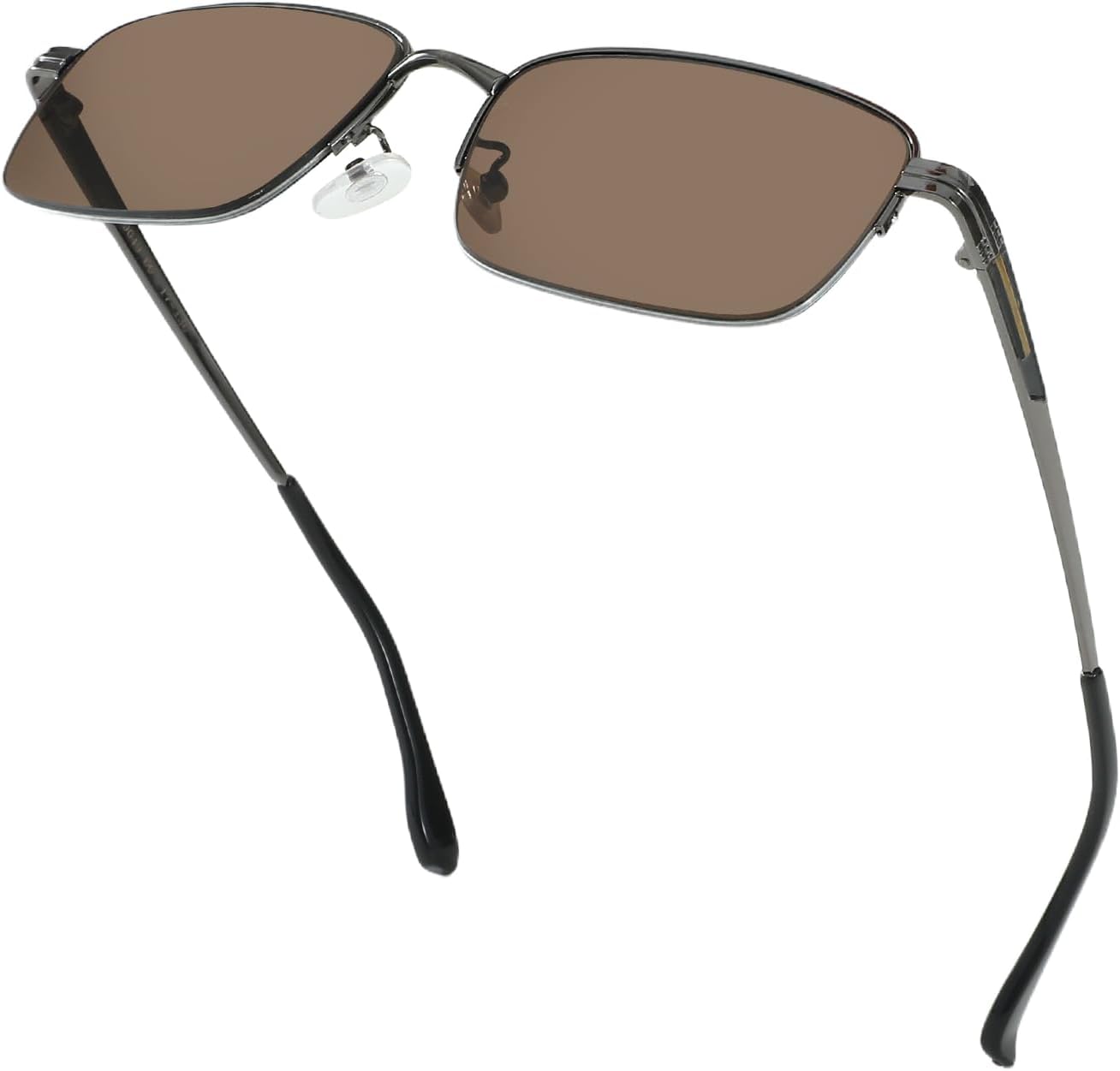 

Солнцезащитные очки с натуральными кристаллами для мужчин и женщин. Охлаждающие и осветляющие глаза, устойчивые к царапинам. Линзы увеличенного размера A JINDALAI, Square Brown