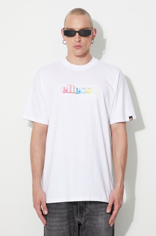 

Хлопковая футболка Ellesse, белый