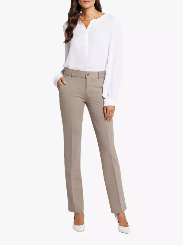

Брюки NYDJ Sculpt Her Classic Straight, цвет saddlewood