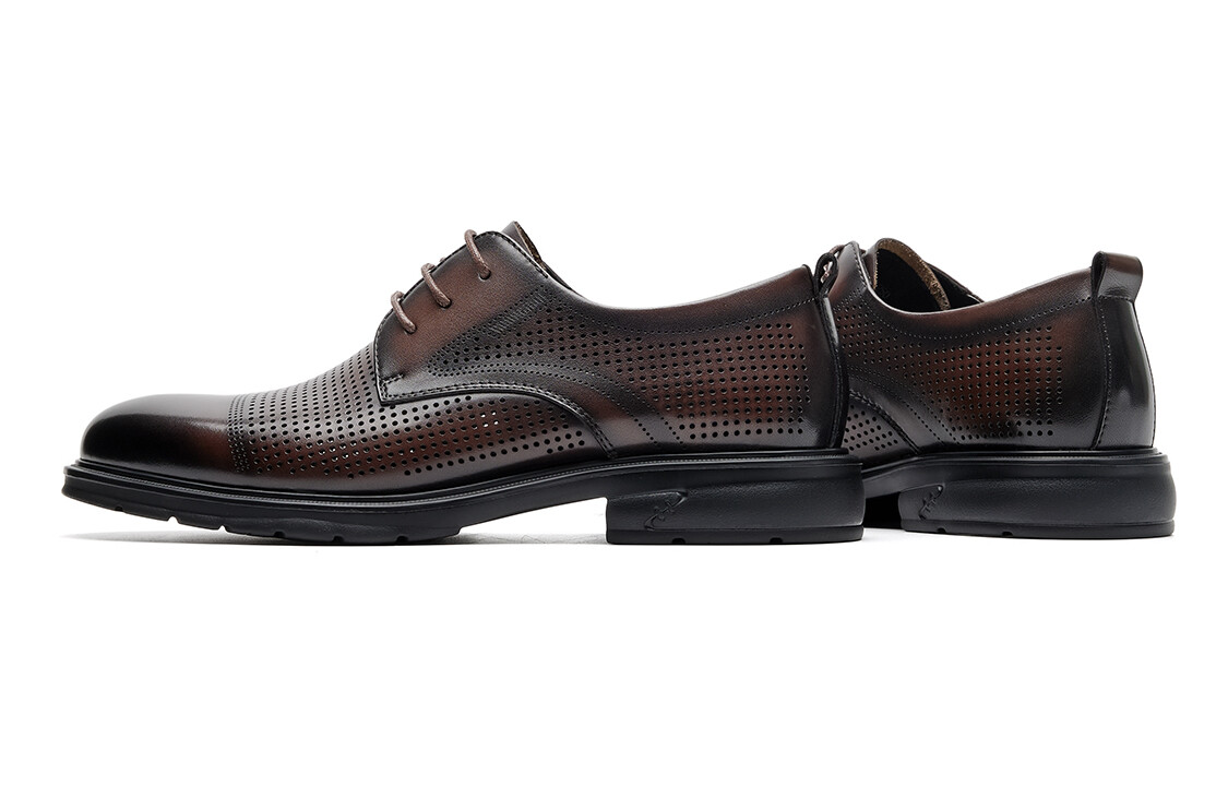 Туфли CВ°BANNER Dress Shoes Men Low-Top Brown — фото 3