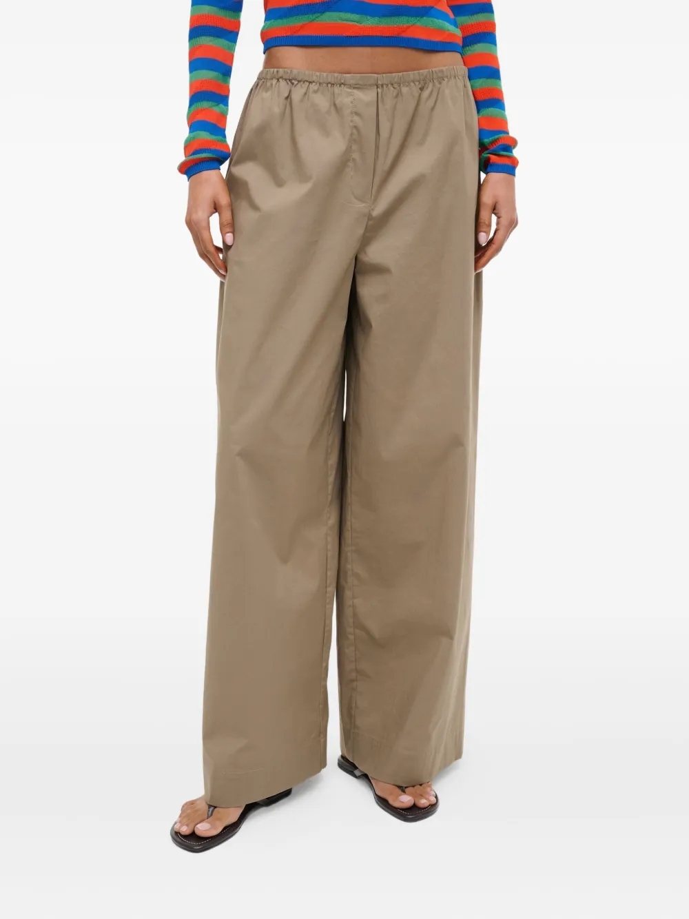 

Брюки Bonfire с эластичным поясом STAUD, коричневый