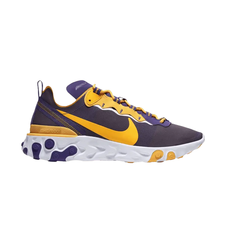 

Кроссовки Nike NFL x React Element 55 'Minnesota Vikings', фиолетовый