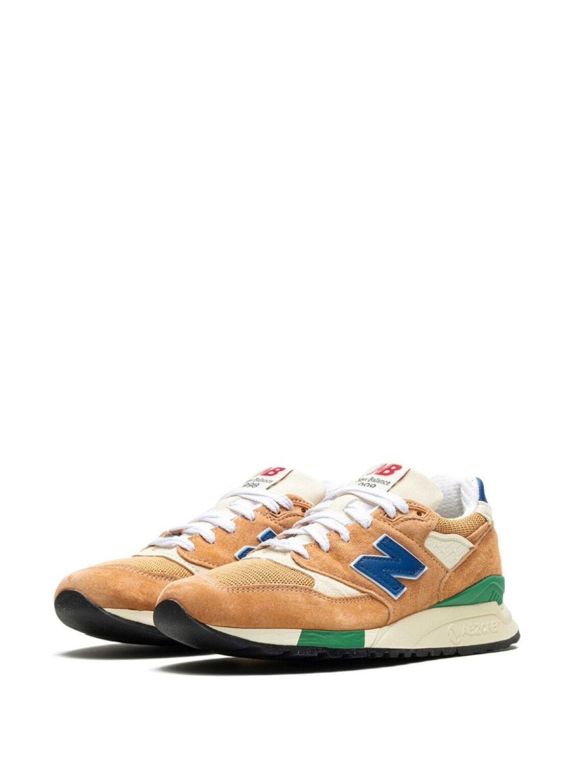 Кроссовки Made in USA 998 New Balance, коричневый — фото 2