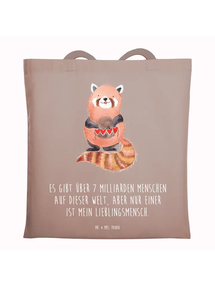 

Сумка для переноски Mr & Mrs Panda Roter Panda, пастельно-коричневый