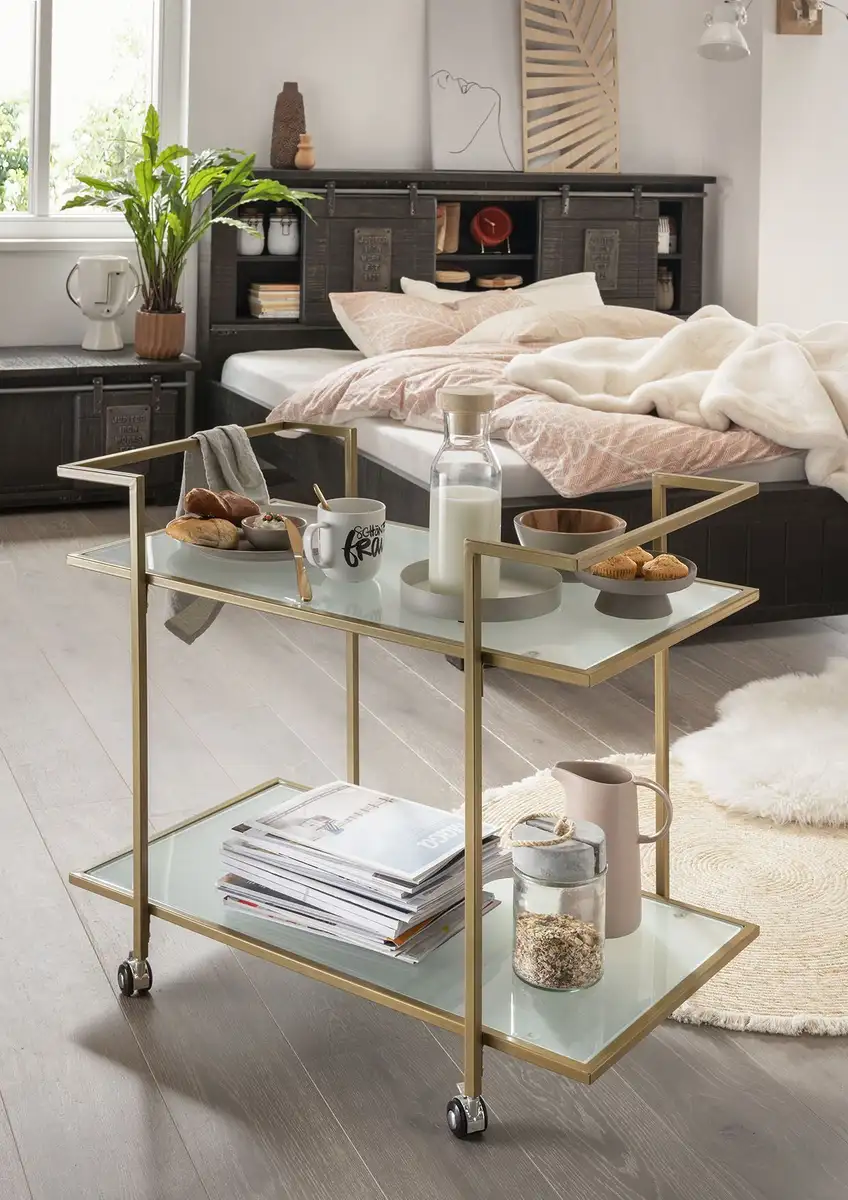 

Тележка Пароли Paroli 83х74х46 см, цвет gold