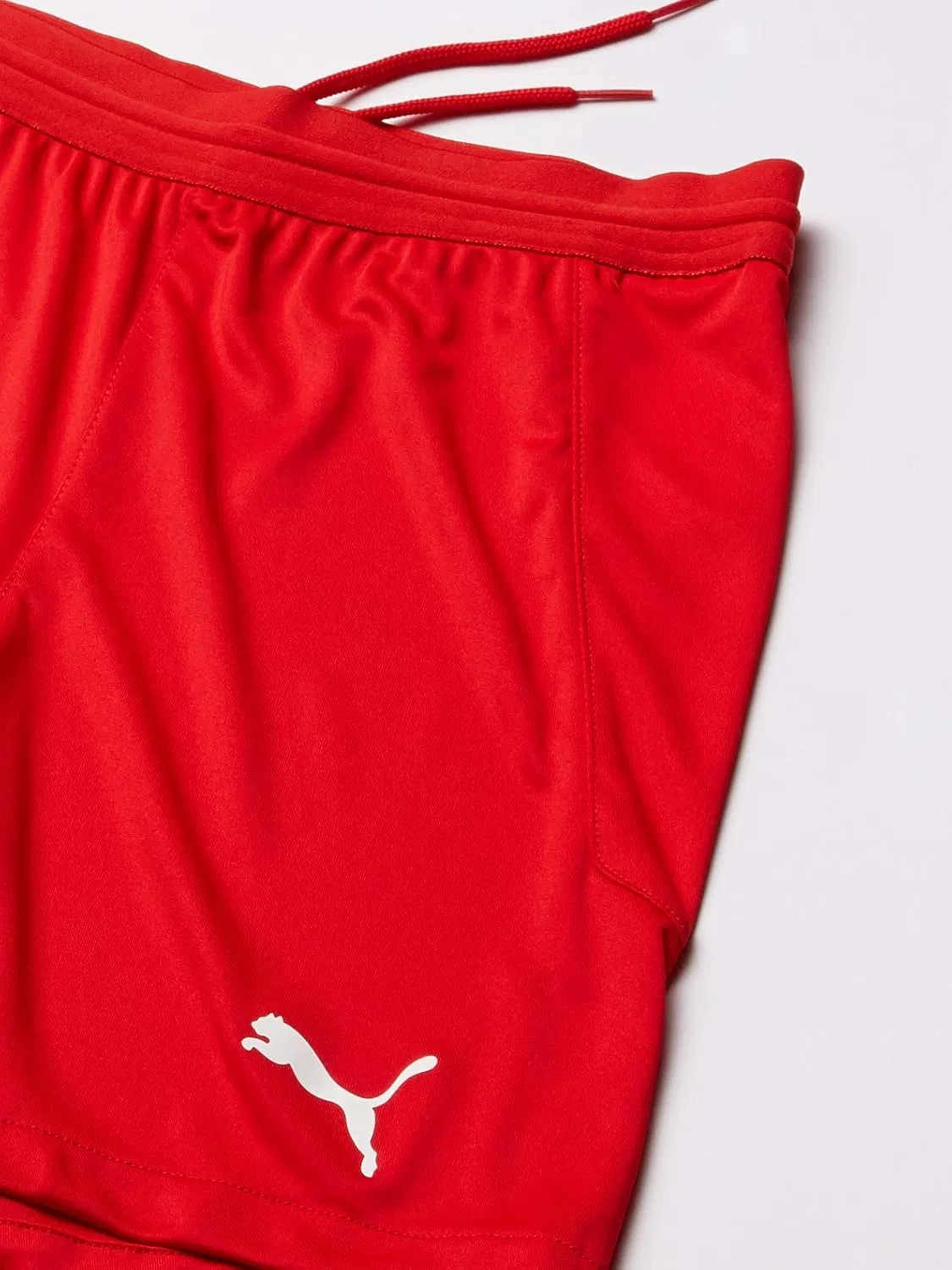 Вязаные шорты Puma Unisex-Youth Youth Teamfinal 21, красный — фото 3