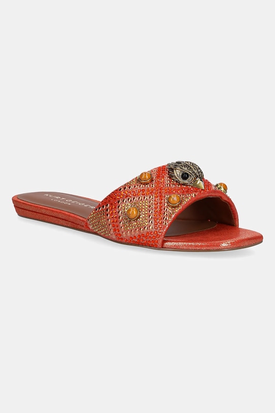 Шлепанцы Kensington Flat Jewel Kurt Geiger London, оранжевый