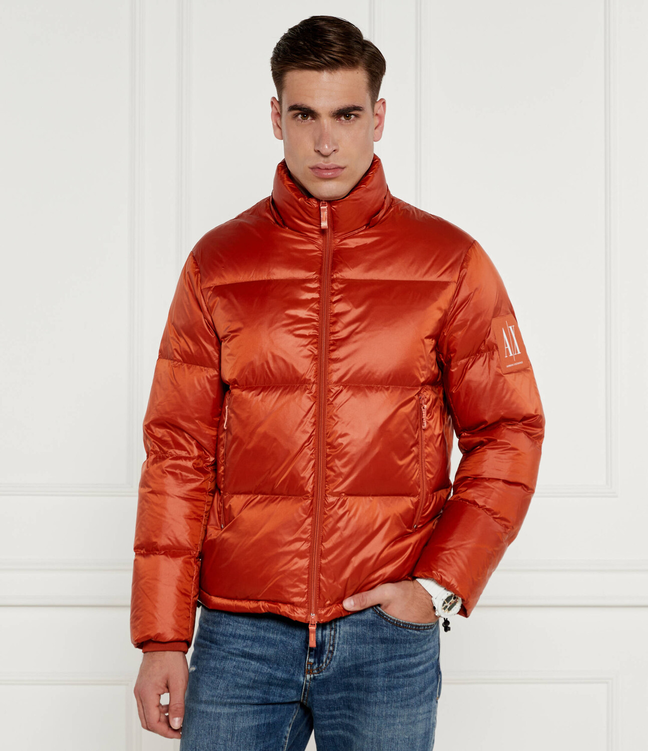 

Куртка Armani Exchange Regular Fit, оранжевый
