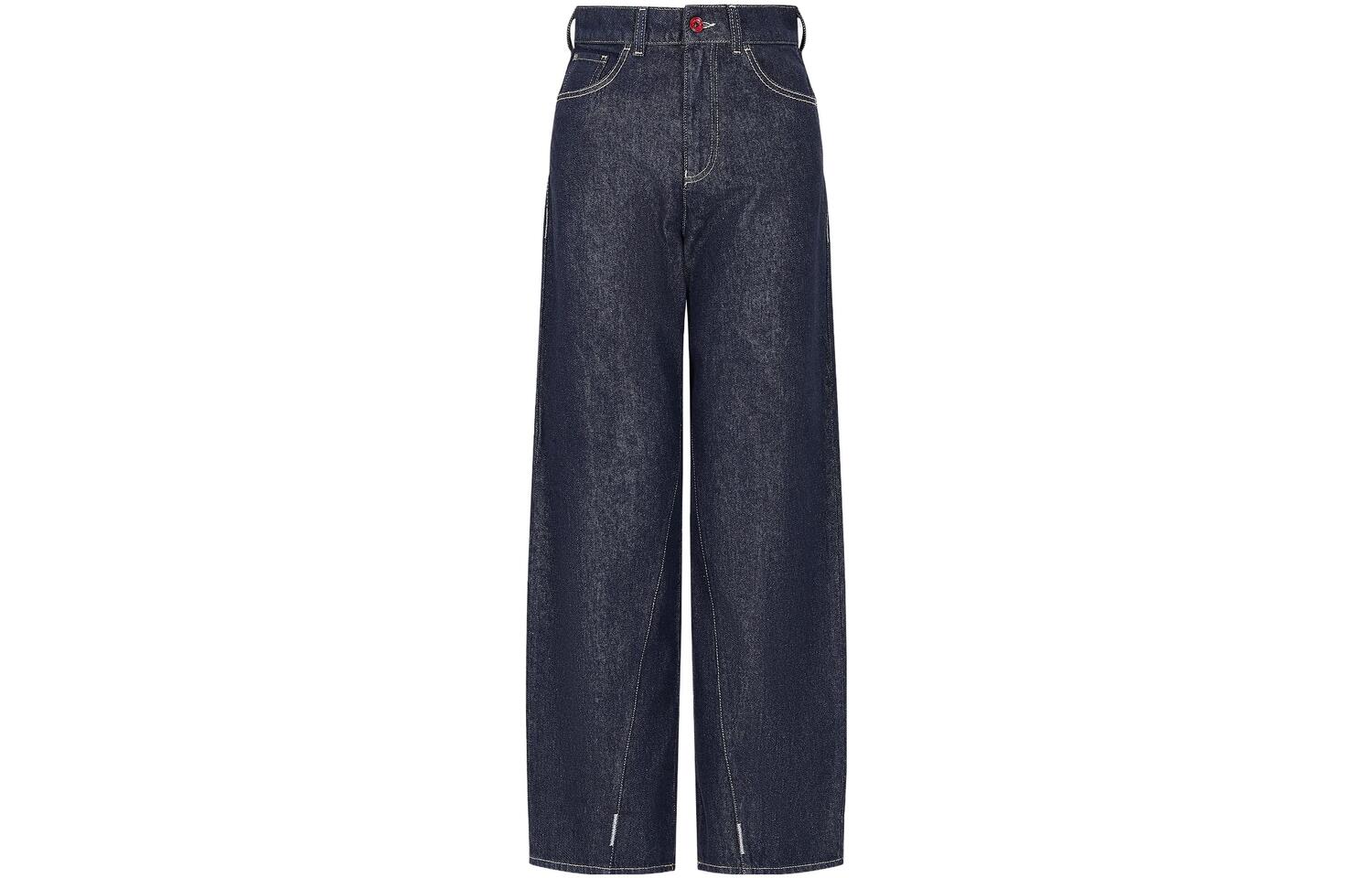 

Emporio Armani Женские джинсы, темно-синие, средней ширины штанин