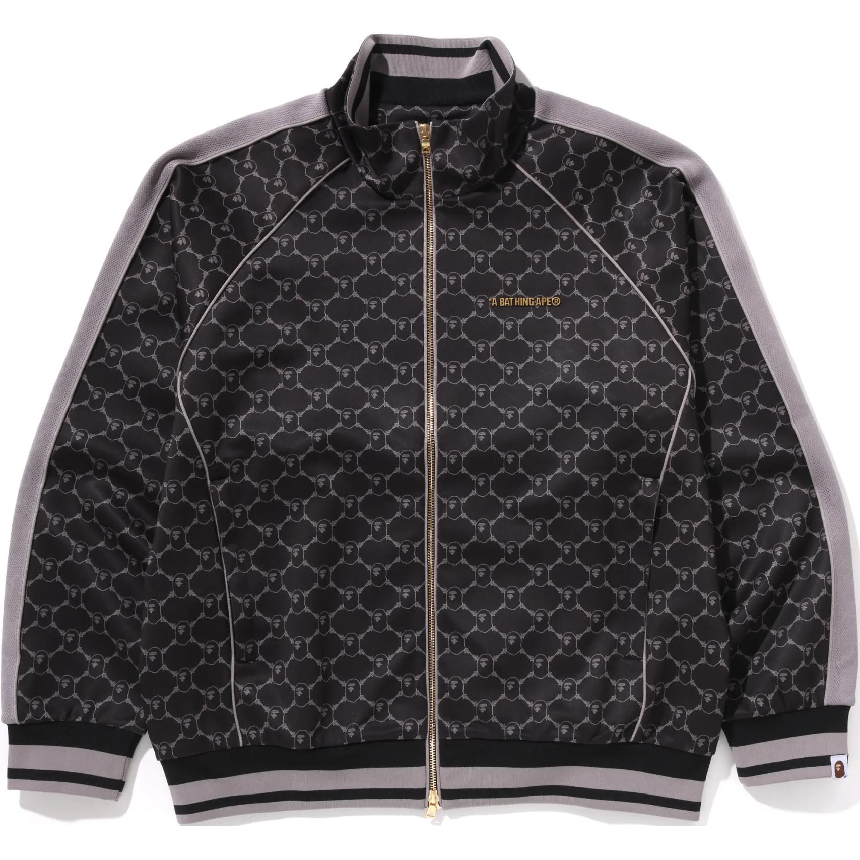 

A BATHING APE Свитшот с молнией и монограммой, Black