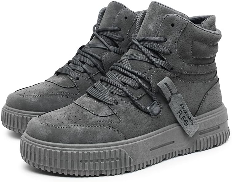 

Высокие кроссовки, замшевые ботильоны на платформе, стиль городской уличной моды, доступны в сером, черном и хаки Generic