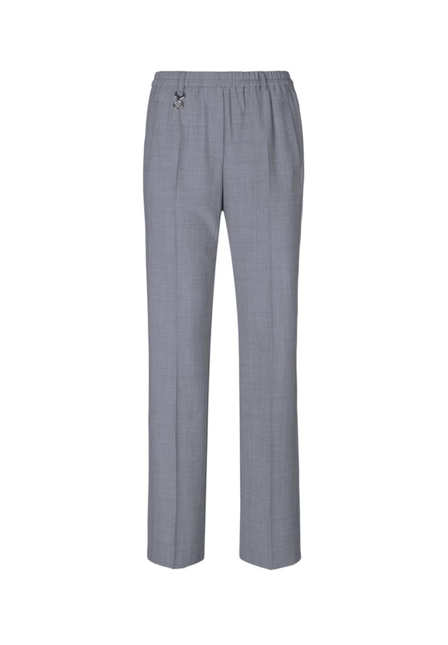 

Короткий размер: брюки-стринги из натуральной шерсти Trevira Louisa Goldner, мультиколор