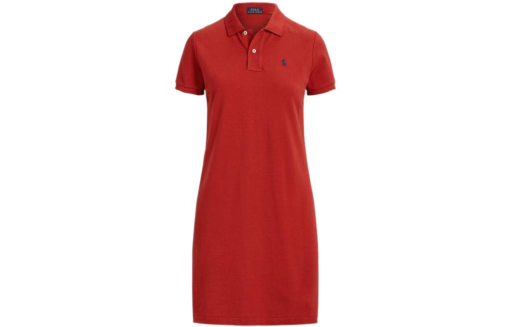 Футболка с коротким рукавом женская красная Polo Ralph Lauren — фото 2