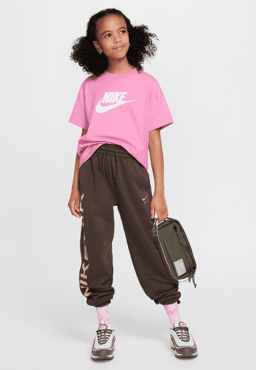 

Футболка с принтом TEE FUTURA Nike Sportswear, розовый