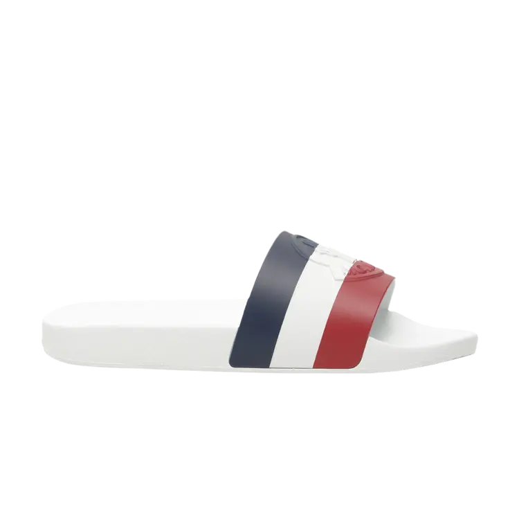 

Кроссовки Moncler Basile Pool Slide 'White Tricolour', белый