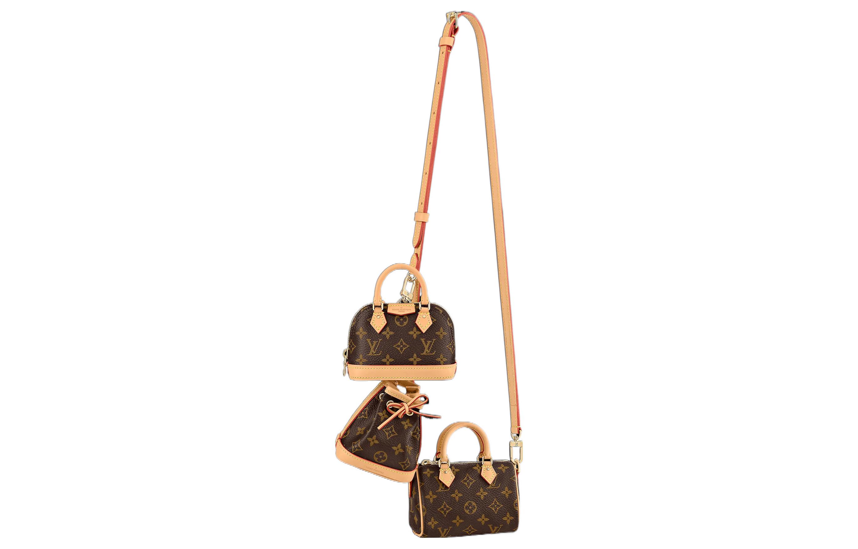 

LOUIS VUITTON Миниатюрная сумка с монограммой и иконками