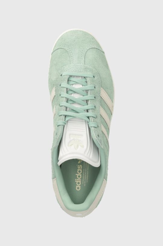 Кожаные кроссовки Gazelle adidas Originals, бирюзовый — фото 4