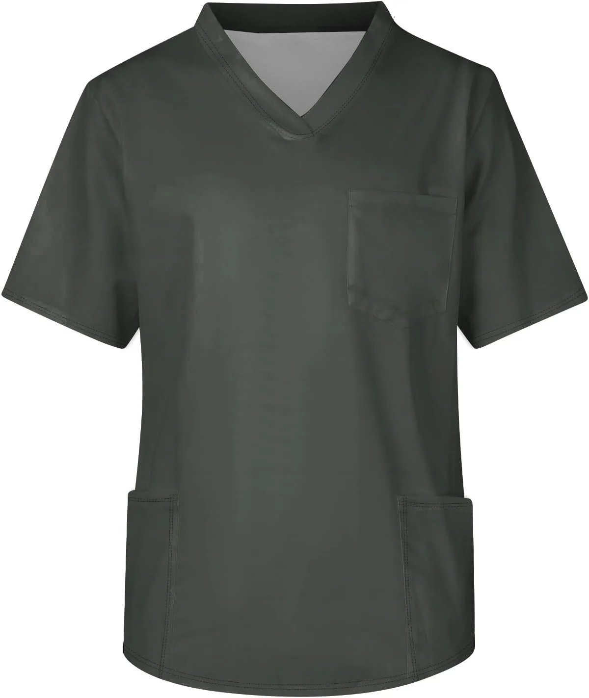 

Мужская футболка с V-образным вырезом и карманом, S-5XL