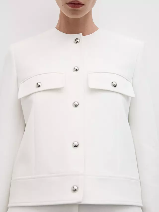 

Куртка Mango Julie Tailored Button, белый