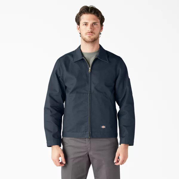 

Мужская куртка Эйзенхауэра без подкладки Dickies, цвет airforce blue, Синий, Мужская куртка Эйзенхауэра без подкладки Dickies, цвет airforce blue
