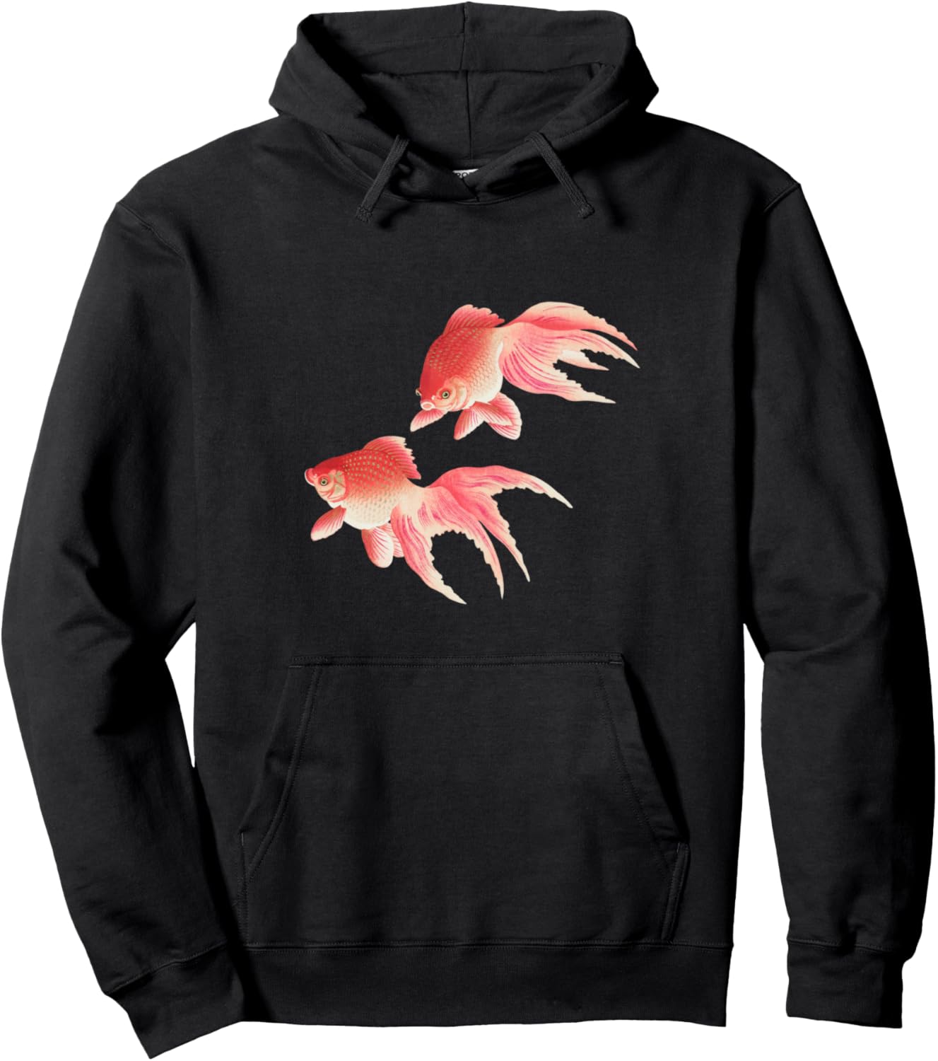 

Винтажная японская толстовка в стиле укиеэ с изображением золотой рыбки Ukiyoe