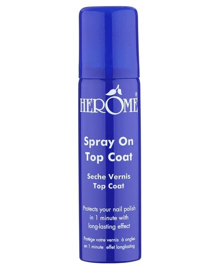 

Защитный спрей для ногтей, защищает от повреждений, 75 мл Herome Spray On Top Coat