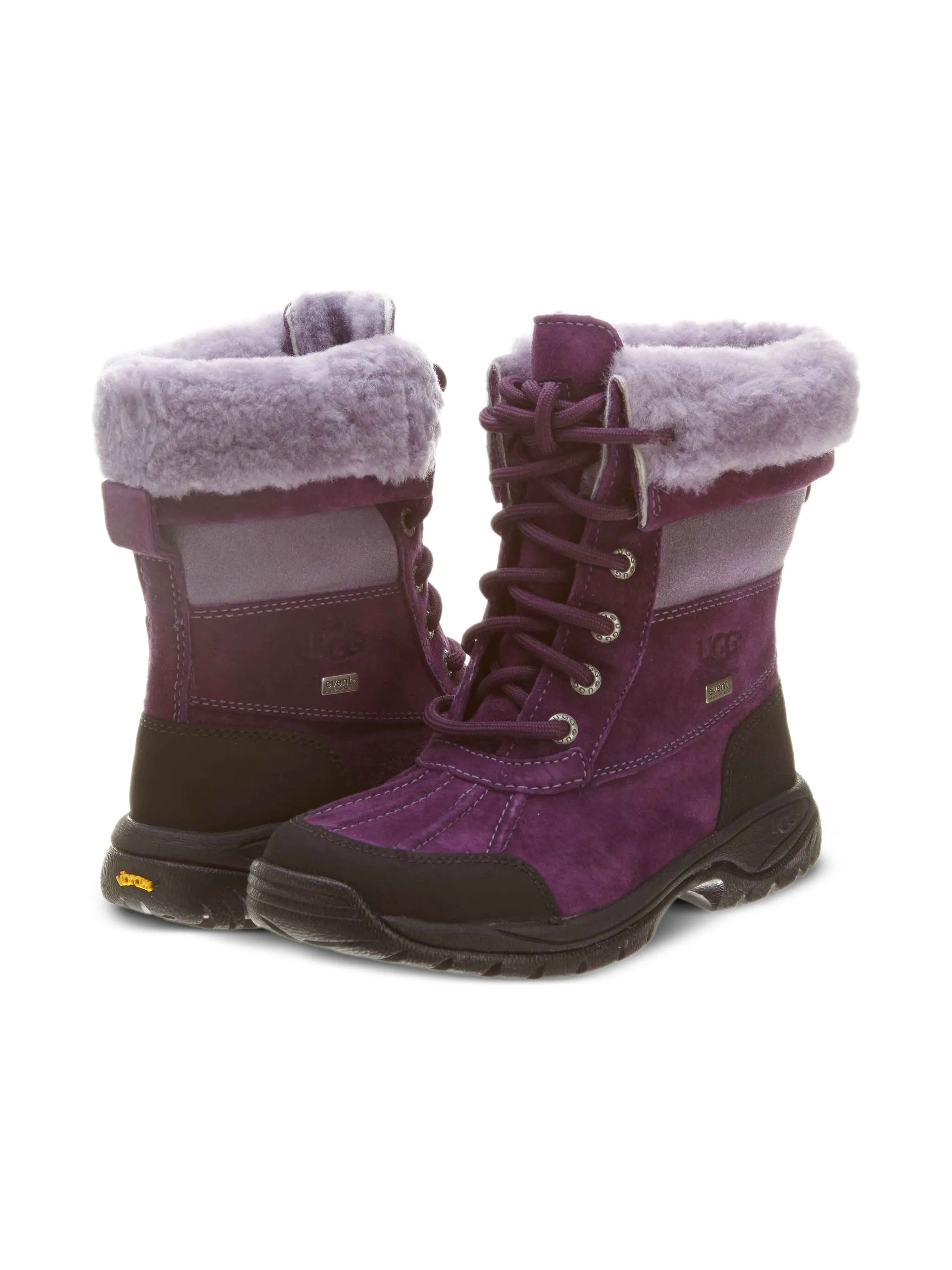 

Ботинки Butte с меховыми манжетами Ugg Kids, фиолетовый