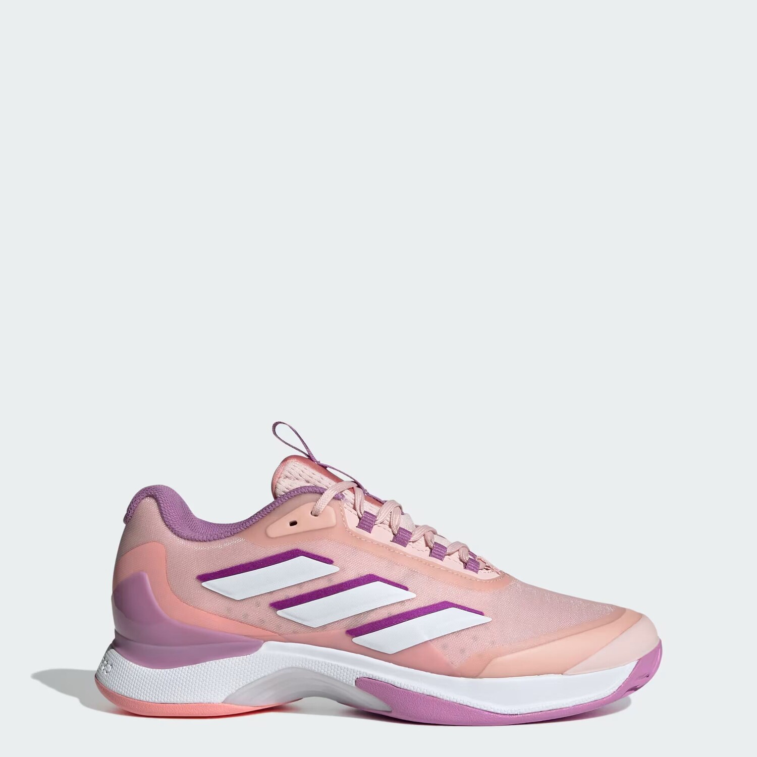 

Теннисные туфли Avacourt 2 Adidas, цвет Sandy Pink/Cloud White/Purple Burst