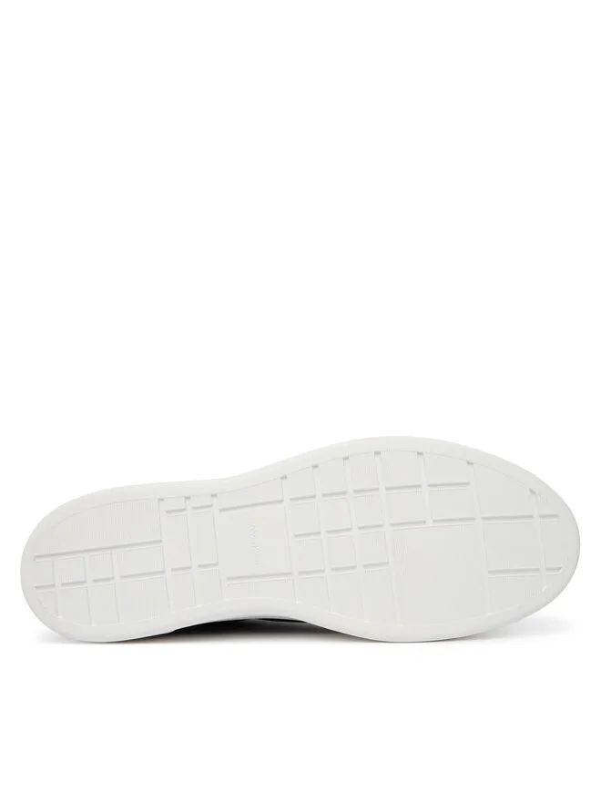 Calvin Klein Кроссовки Basket Cupole Laceup Lth Ml YM0YM01460 темно-синие — фото 4