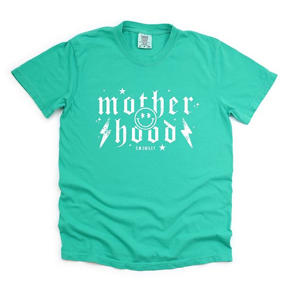 

SWSmiley mother hood distressed - футболка с принтом, окрашенная в стиле garment dyed Simply Sage Market, Island Green
