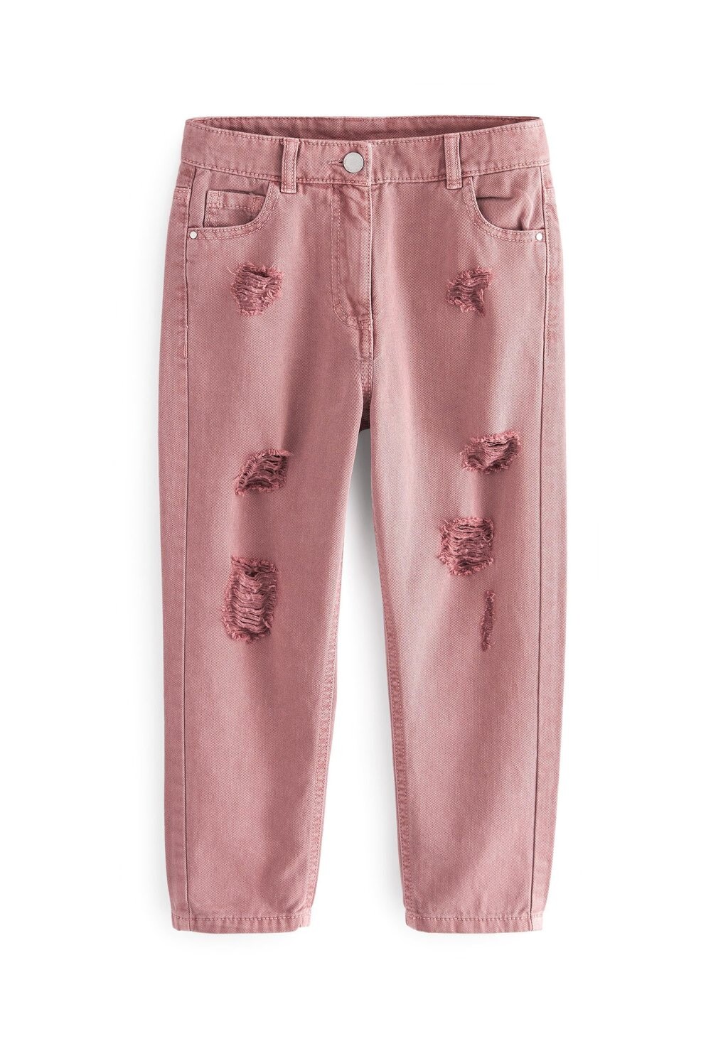 

Джинсы-сигареты Mom Next, цвет raspberry pink distressed