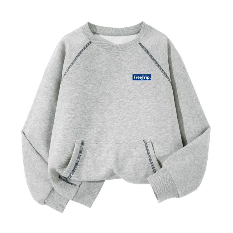 Детский свитшот с круглым вырезом WARRIOR, Navy Blue/H Freedom Travel K — фото 3