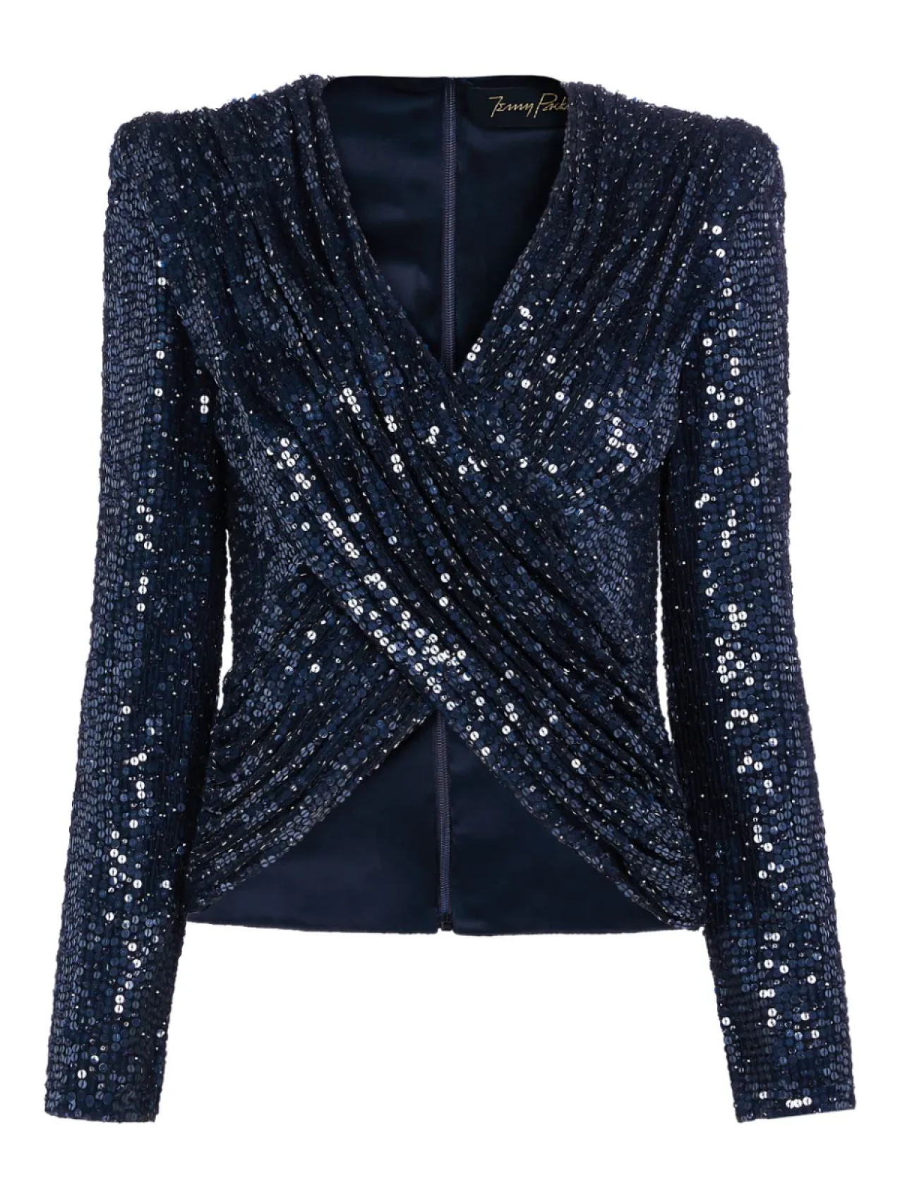 

Jenny Packham блузка Misty, синий