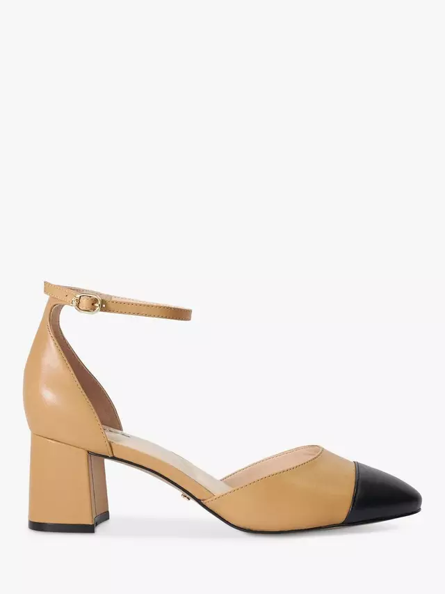 

Туфли-лодочки Dune Careless Leather Heeled, кэмел