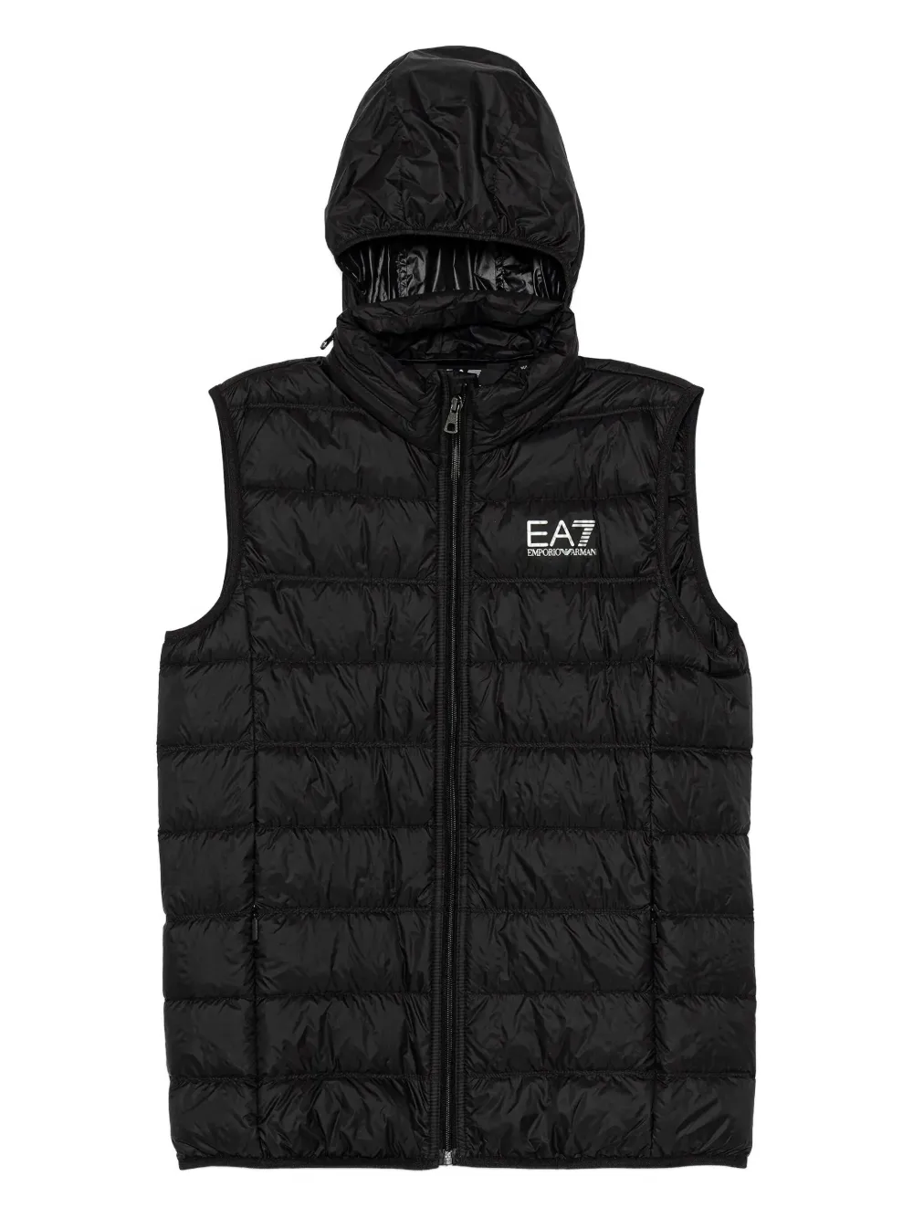 

Жилет с капюшоном Emporio Armani Kids, черный