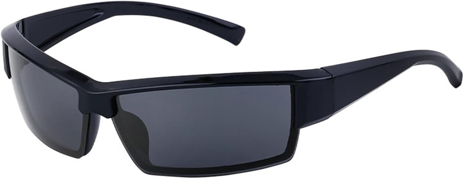 

Солнцезащитные очки-щитки Helena Wrap Around Fashion Shield в футуристическом стиле для мужчин и женщин. Модные прямоугольные солнцезащитные очки серебристого цвета, Black