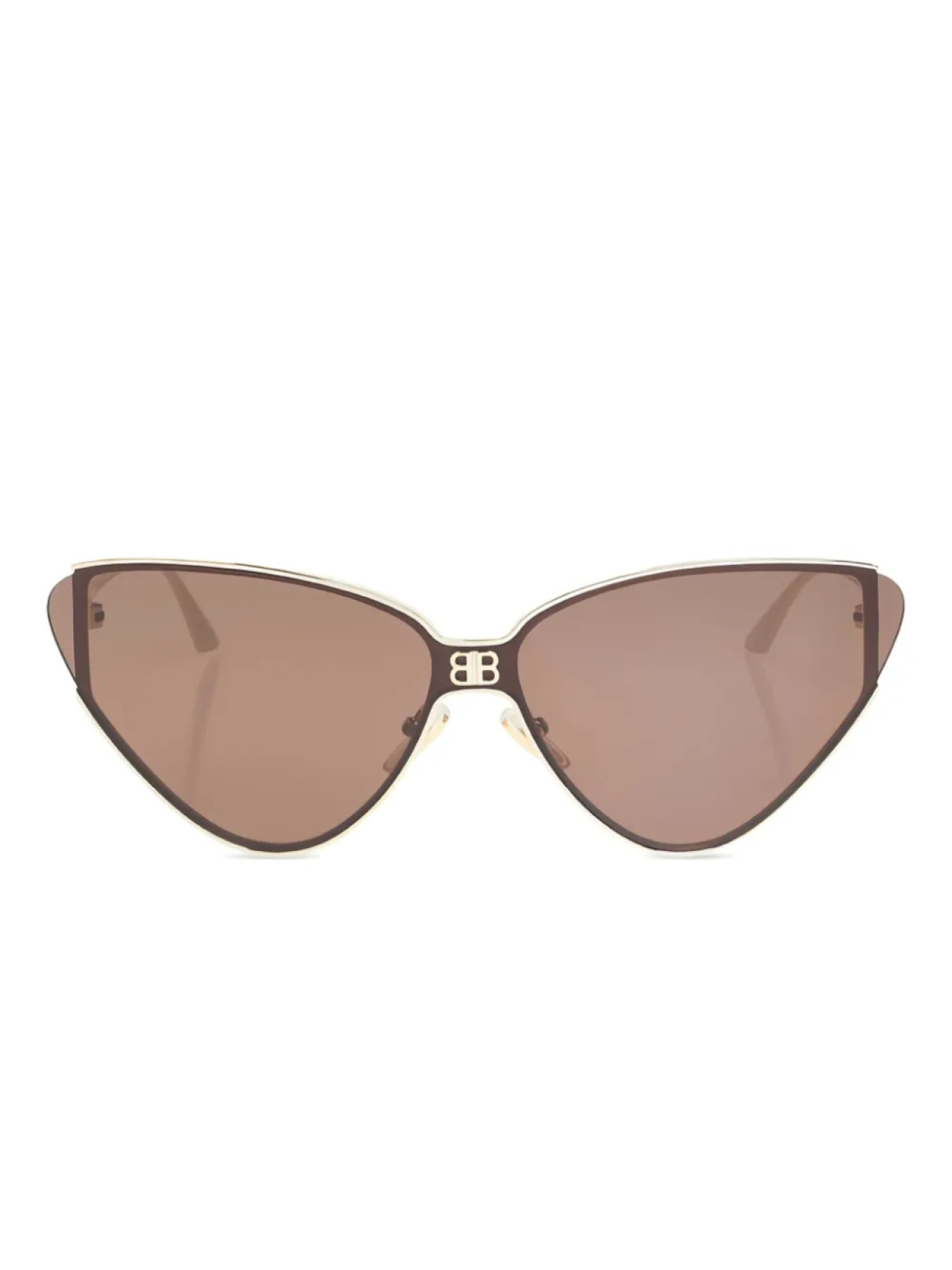 

Солнцезащитные очки в оправе «кошачий глаз» Balenciaga Eyewear, золотой