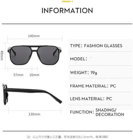 

Квадратные солнцезащитные очки 2027 для женщин, модные простые солнцезащитные очки в крупной оправе для мужчин и женщин, желтые очки для вождения MTZJH, Leopardtea