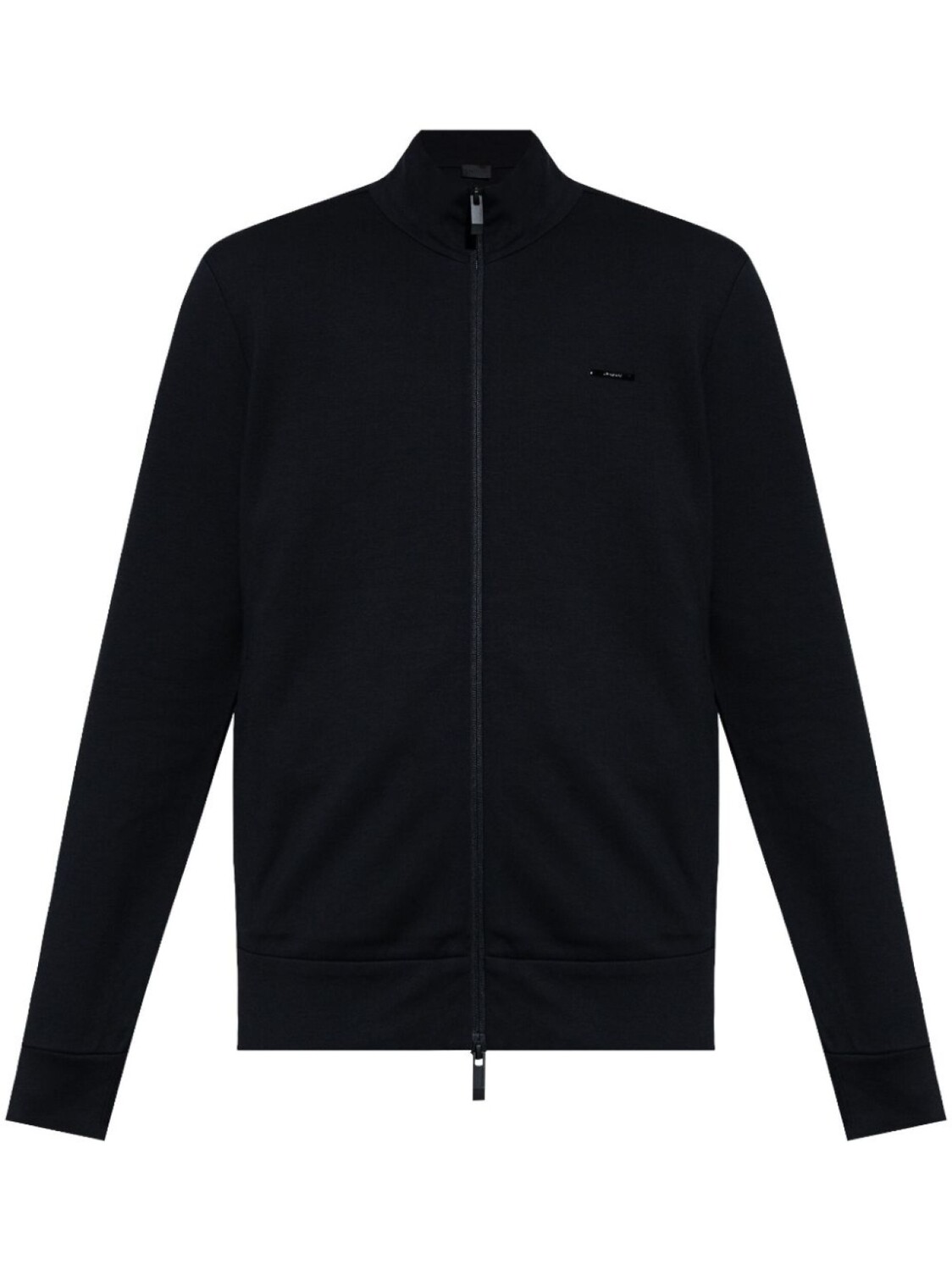 

Moncler хлопковая толстовка с логотипом, черный