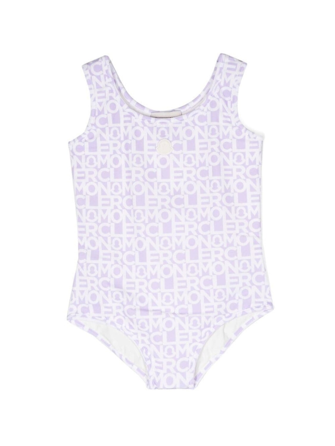 

Moncler Enfant купальник с логотипом, фиолетовый