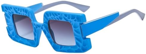 

Ретро-солнцезащитные очки для женщин, уникальные двухцветные линзы, защита от УФ-излучения UV400, модные градиентные солнцезащитные очки для мужчин, цвет шампанского MTZJH, C5 Blue