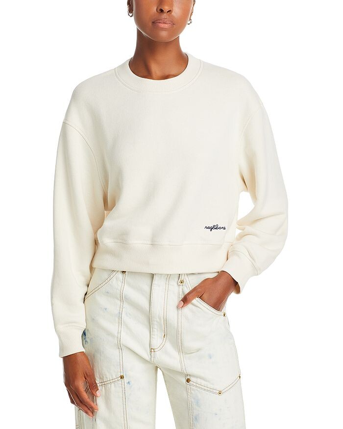 

Толстовка Terry rag & Bone, слоновая кость/кремовый